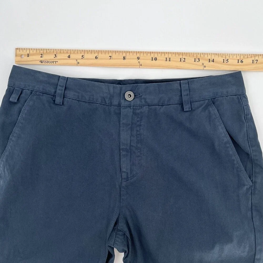 Everlane Mens Chino Pant Size 32 Navy Cotton Straight Leg Cotton Uniform Preppy